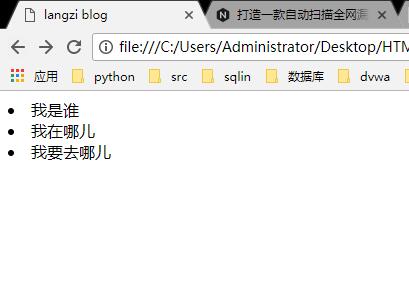list